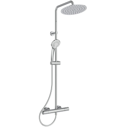 Porcher OKYRIS colonne de douche thermostatique avec douchette 3 jets, chrome (D0495AA)