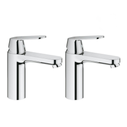 Grohe Eurosmart Cosmopolitan Lot de 2 mitigeurs monocommande 1/2" Lavabo Taille M (23327000-DUO)