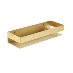 Etagère de salle de bain 30x10x5,5 cm, brossé (SATDPOL3012BZ)