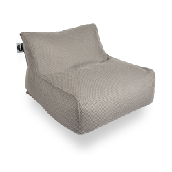 Soo Santaï Daddy Cool fauteuil XL 100 x 90 x 70cm intérieur & extérieur flottant, déhoussable et résistant aux UV, Gris (DC10090-1)