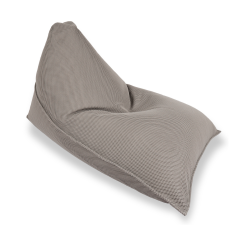 Soo Santaï Lazy Bro fauteuil poire 140 x 120 x 90cm intérieur & extérieur flottant, déhoussable et résistant aux UV, Gris (LBF140120-1)