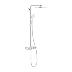 Euphoria SmartControl System 310 Duo Colonne de douche thermostatique, tête de douche XXL 310 mm, douchette 3 jets, chrome