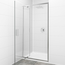 Porte de douche 80x195 cm SAT TEX chrome brillant (SIKOTEXP80CRT)