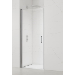 Swiss Aqua Technologies Fusion Porte de douche 90x195cm pivotante anticalcaire avec profilé chrome brillant (SATFUD90NIKA-SET)