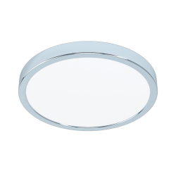 Eglo Fueva 5 Plafonnier ou applique murale LED 20W avec 1 spot, 28,5x3 cm, plastique, chrome (99266)