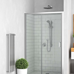 Lega Line Porte de douche 120 cm, orientation gauche et droite avec profilé chrome brillant (556-1200000-00-02)