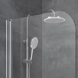 KOLO by Geberit 170x70 cm Ensemble baignoire Opal Plus universelle + Pare baignoire pivotant chrome + pieds (XWP1270000-SETP)