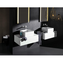 Eurocube Joy Façade de Mitigeur monocommande 2 trous lavabo Taille L