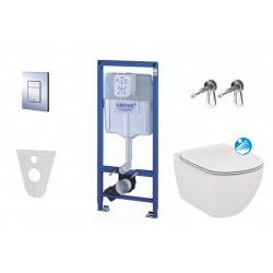 Grohe Set pour suspendre toilette + toilette et siège Ideal Standard Tesi (38528SET-KE)