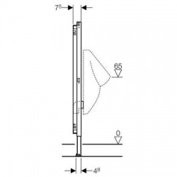 Geberit Duofix Bâti-Support pour Urinoir 111.686.00.1