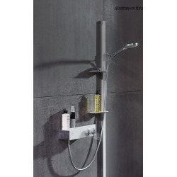 Unica Barre de douche Unica'E 1,50 m, blanc/chromé (27645400)