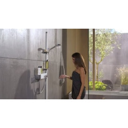 Hansgrohe Raindance Select S Set de douche Raindance Select S 120 EcoSmart / Unica&apos;E 1,50 m, blanc/chromé (27647400)